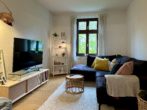 Gemütliche Altbau-Maisonette-Wohnung mit Garten in der Neustadt - Wohnzimmer Hochparterre