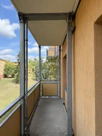 Gemütliche 3-Zimmer-Wohnung mit Balkon in der Curie-Siedlung - Balkon (856)