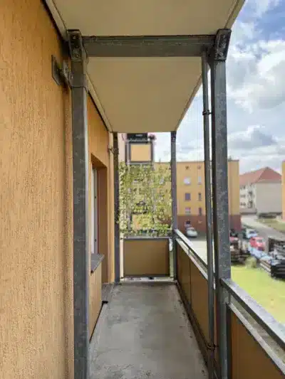 Gemütliche 3-Zimmer-Wohnung mit Balkon in der Curie-Siedlung - Balkon (855)