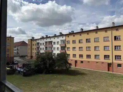 Blick vom Balkon