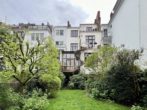 Charmante Maisonettewohnung mit Gartennutzung im Altbremer Haus - Gartenansicht